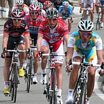 Andy Schleck pendant Li�ge-Bastogne-Li�ge 2010